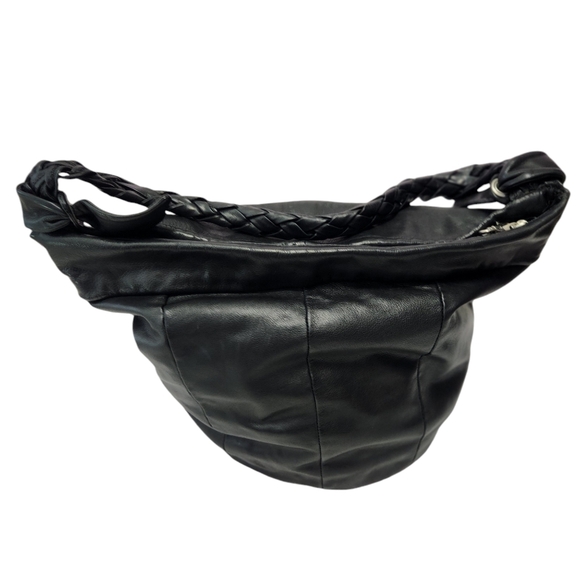 Renato Angi Venezia leather black shoulder bag - Picture 3 of 15